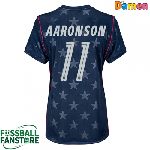 Vereinigte Staaten Brenden Aaronson #11 Replik Auswärtstrikot Damen WM 2026 Kurzarm